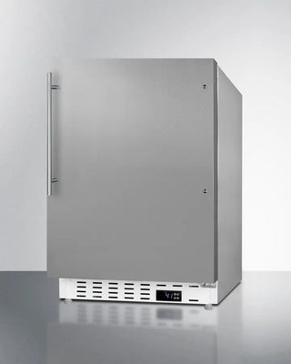 Summit ALR46WCSSHV 21" Wide Built-In All-Refrigerator on a white background