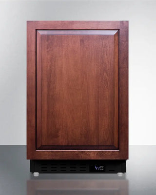 Wooden Summit ALR47BIF 21" Wide Built-In All-Refrigerator with digital display on a gray background