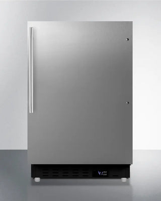 Summit ALR47BSSHV 21" Wide Built-In All-Refrigerator on a gray background