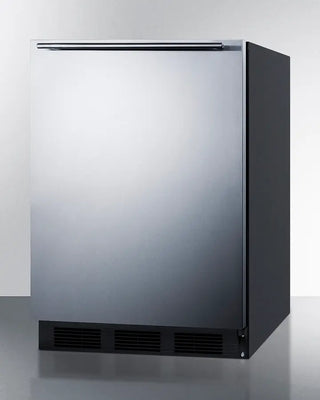 Summit AR5BS 24" Wide Built-In All-Refrigerator with black frame on a white background