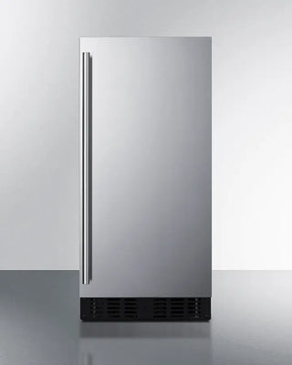 Summit ASDS1523 15" Wide Built-In All-Refrigerator with black bottom grille on a white background