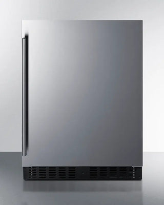 Summit ASDS2413 24" Wide Built-In All-Refrigerator on a white background
