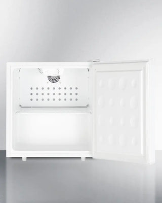 Summit AZAR2W 19" Wide Allergy-Free All-Refrigerator with a control panel on a white background