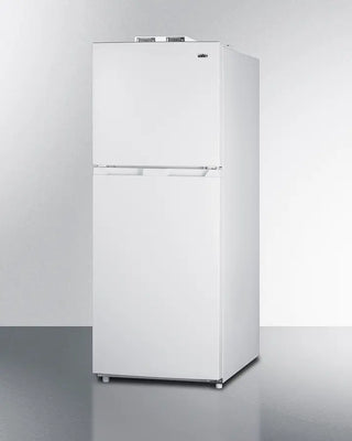 White Summit BKRF1088WLHD 24" Wide Break Room Refrigerator-Freezer on a white background