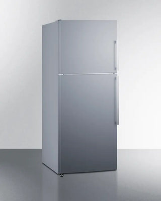Summit FF1514SSIMLHD 28" Wide Top Mount Refrigerator-Freezer With Icemaker on a white background