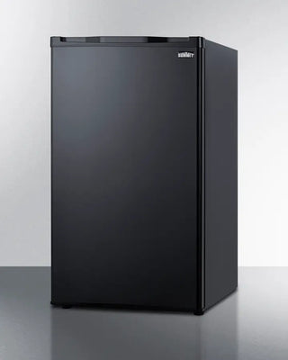 Black Summit FF43BADALHD 19" Wide Refrigerator-Freezer on a gray background