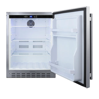 Summit AL55OSCSS 24`` Wide Outdoor All-Refrigerator, ADA Compliant, 4.2 cu.ft