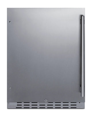 Summit AL55OSCSSLHD 24`` Wide Built-In Outdoor All-Refrigerator, ADA Compliant, 4.2 cu.ft