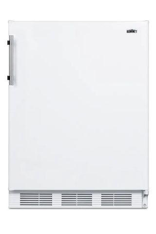 Summit AL650W 24`` Wide ADA Compliant Refrigerator-Freezer, 5.1 cu.ft., Cycle Defrost
