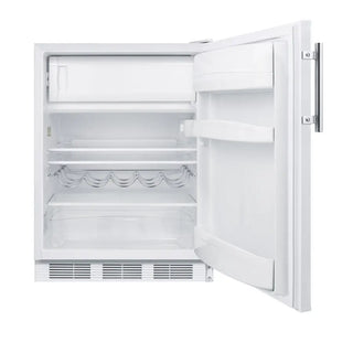 Summit AL650W 24`` Wide ADA Compliant Refrigerator-Freezer, 5.1 cu.ft., Cycle Defrost