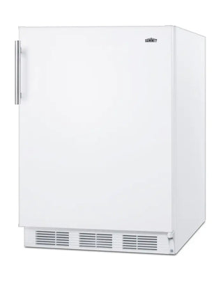 Summit AL650W 24`` Wide ADA Compliant Refrigerator-Freezer, 5.1 cu.ft., Cycle Defrost