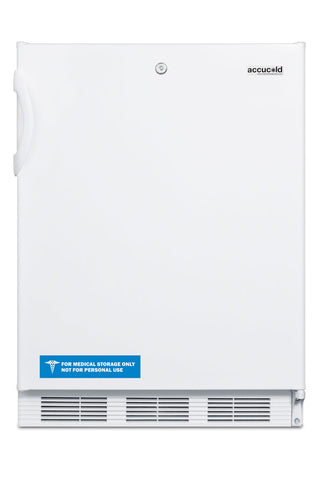 Summit AL751WL 24`` Wide ADA Compliant All-Refrigerator, 5.3 cu.ft., Automatic Defrost