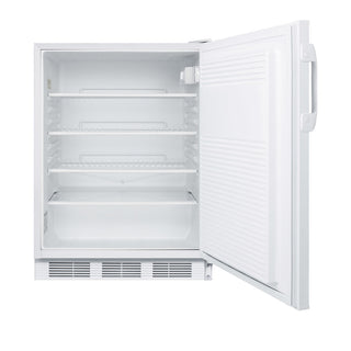 Summit AL751WL 24`` Wide ADA Compliant All-Refrigerator, 5.3 cu.ft., Automatic Defrost