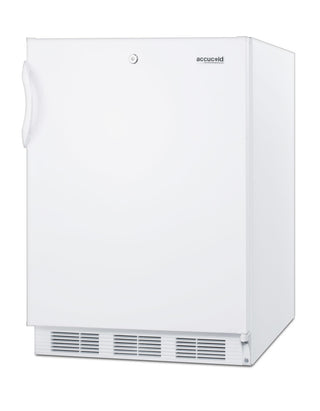 Summit AL751WL 24`` Wide ADA Compliant All-Refrigerator, 5.3 cu.ft., Automatic Defrost