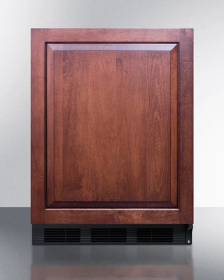 Summit AL752BKBIIF 24" Wide Built-In All-Refrigerator, ADA Compliant (Panel Not Included), 5.5 cu.ft.