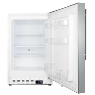 Summit ALFZ36CSSHV 21`` Wide Built-In All-Freezer, ADA Compliant, 2.68 cu.ft.