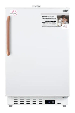 Summit ALFZ36LMCTBC 20`` MOMCUBE Built-In All-Freezer, Breast Milk Freezer 2.68 cu.ft., -13 to 5°F
