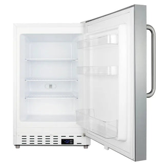 Summit ALFZ36SSTB 21`` Wide Built-In All-Freezer, ADA Compliant, Stainless Steel Door, 2.68 cu.ft.