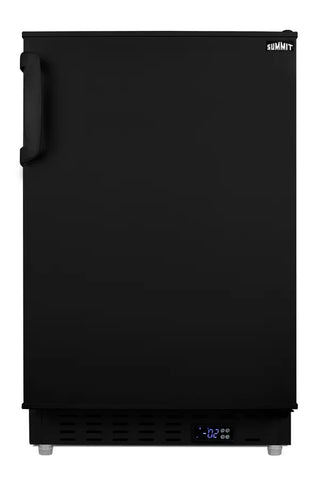 Summit ALFZ37B 20" Wide Built-In All-Freezer, ADA Compliant, Black, 2.68 cu.ft.