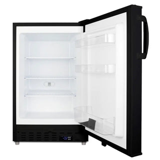 Summit ALFZ37B 20" Wide Built-In All-Freezer, ADA Compliant, Black, 2.68 cu.ft.