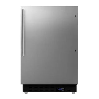 Summit ALFZ37BSSHV 21`` Wide Built-In All-Freezer, ADA Compliant, Black Cabinet, 2.68 cu.ft.