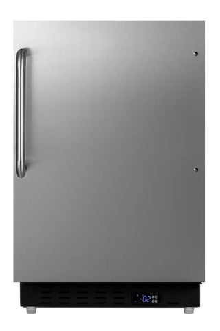 Summit ALFZ37BSSTB 21" Wide Built-In All-Freezer, ADA Compliant, Black Cabinet, 2.68 cu.ft. 