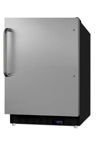 Summit ALFZ37BSSTB 21" Wide Built-In All-Freezer, ADA Compliant, Black Cabinet, 2.68 cu.ft. 