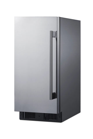 Summit ALR15BCSSLHD 15`` Wide Built-In All-Refrigerator ADA Compliant, 2.2 cu.ft.