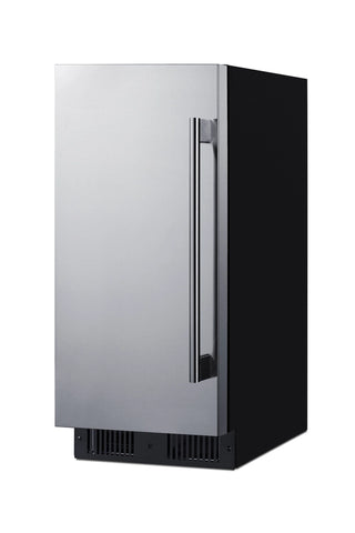 Summit ALR15BSSLHD 15" Wide Built-In All-Refrigerator, ADA Compliant, 2.54 cu.ft.