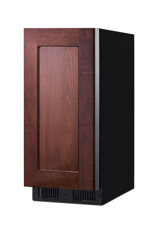 Summit ALR15BSSPNRLHD 15`` Wide Built-In All-Refrigerator ADA Compliant, 2.2 cu.ft. Left Hand Door (Panel Not Included)