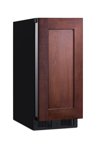 Summit ALR15BSSPNRLHD 15`` Wide Built-In All-Refrigerator ADA Compliant, 2.2 cu.ft. Left Hand Door (Panel Not Included)