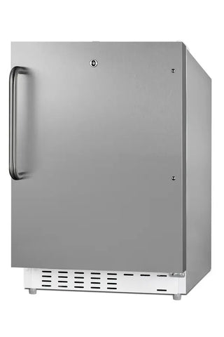 Summit ALRF48CSS 21" Wide Built-In Refrigerator-Freezer, ADA Compliant, 2.68 cu.ft.  