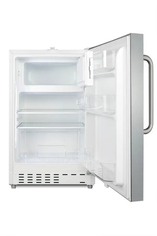 Summit ALRF48CSS 21" Wide Built-In Refrigerator-Freezer, ADA Compliant, 2.68 cu.ft.  