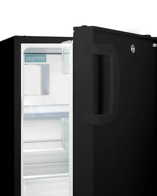 Summit ALRF49B 20" Wide Built-In Refrigerator-Freezer, ADA Compliant, 2.68 cu.ft. 