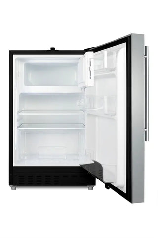 Summit ALRF49BCSSHV 21" Wide Built-In Refrigerator-Freezer, ADA Compliant, 2.68 cu.ft. 