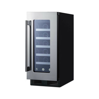 Summit ALWC15 15" Wide Built-In Beverage Center, ADA Compliant, 23 Bottle Capacity, 2.2 cu.ft. 