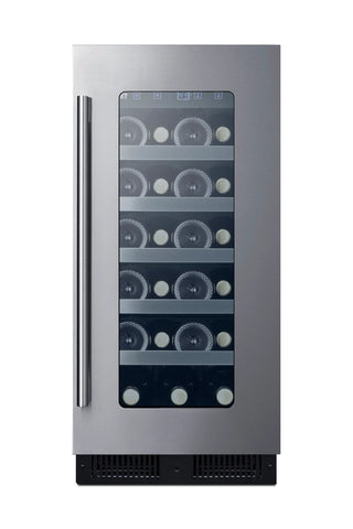 Summit ALWC15CSS 15" Wide Built-In Beverage Center, ADA Compliant, Stainless Steel Cabinet, 2.2 cu.ft.