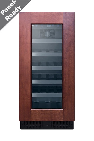 Summit ALWC15PNR 15`` Wide Built-In Beverage Center, ADA Compliant, Panel Ready, 23 Bottle Capacity, 2.2 cu.ft.