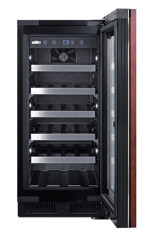 Summit ALWC15PNR 15`` Wide Built-In Beverage Center, ADA Compliant, Panel Ready, 23 Bottle Capacity, 2.2 cu.ft.