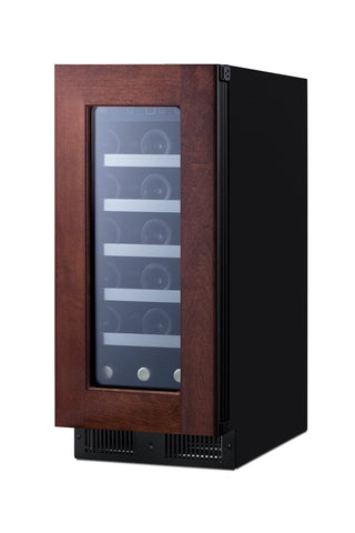 Summit ALWC15PNR 15`` Wide Built-In Beverage Center, ADA Compliant, Panel Ready, 23 Bottle Capacity, 2.2 cu.ft.