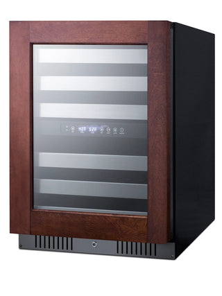 Summit ALWC532PNR 24" Wide Built-In Dual Zone Beverage Center, ADA Compliant, Panel-Ready (46 Bottle Capacity)