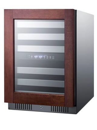 Summit ALWC532PNRLHD 24" Wide Built-In Dual Zone Beverage Center, ADA Compliant, Panel-Ready (46 Bottle Capacity)