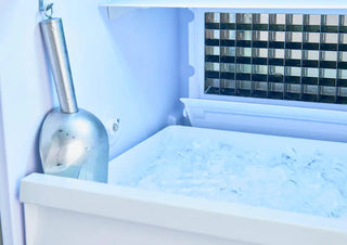 Summit BIM182IF 18" Wide Built-In Clear Icemaker Panel-Ready, Daily Ice Production 60 lbs., (Panel Not Included)