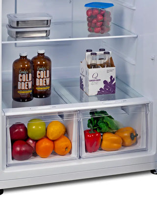 Summit BKRF18W2LHD 30" Wide 18 cu.ft. Break Room Refrigerator-Freezer