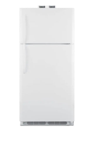 Summit BKRF18W 30" Wide 18 cu.ft. Break Room Refrigerator-Freezer