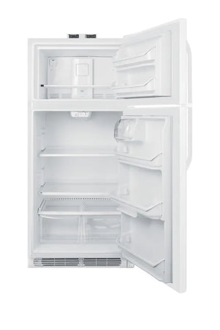 Summit BKRF18W 30" Wide 18 cu.ft. Break Room Refrigerator-Freezer