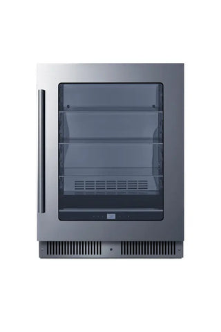 Summit CL24BV1CSS 24" Wide Built-In Beverage Center, Built-in Undercounter Design, 4.73 cu.ft.