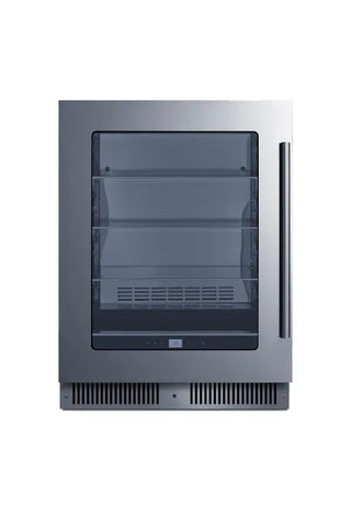 Summit CL24BV1CSSLHD 24" Wide Built-In Beverage Center, Left Hand Door, 4.73 cu.ft. 