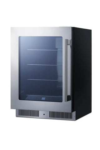 Summit CL24BV1LHD 24" Wide Built-In Beverage Center, Undercounter, 4.73 cu.ft.