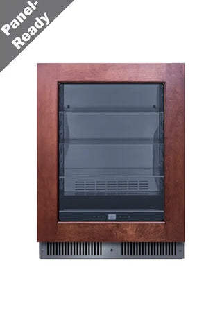 Summit CL24BV1PNRLHD 24" Wide Built-In Panel-Ready Beverage Center, 4.73 cu.ft. (Panel Not Included)
